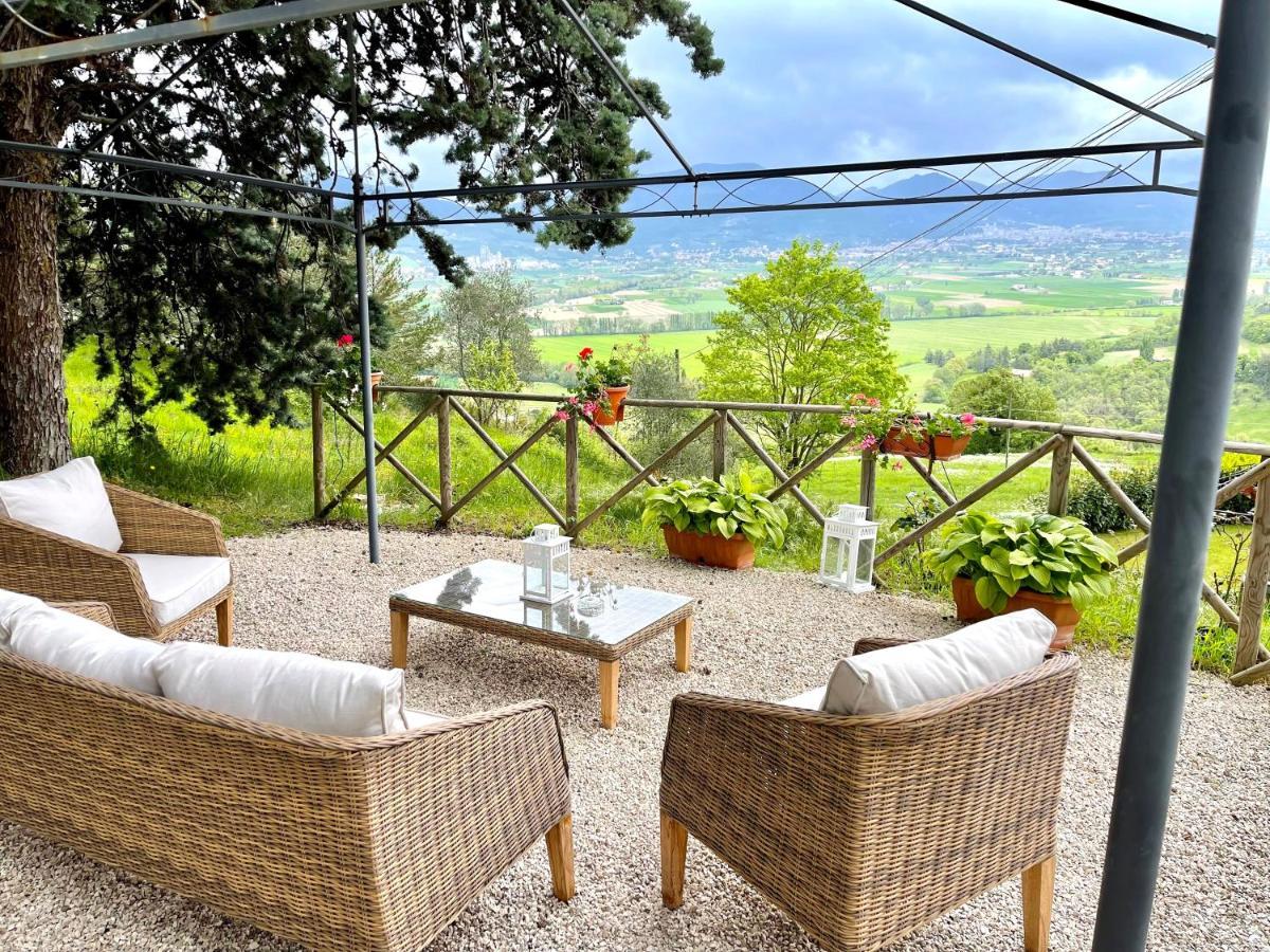 La Panoramica Gubbio: Charming Self-Catering Retreat Villa Exterior photo
