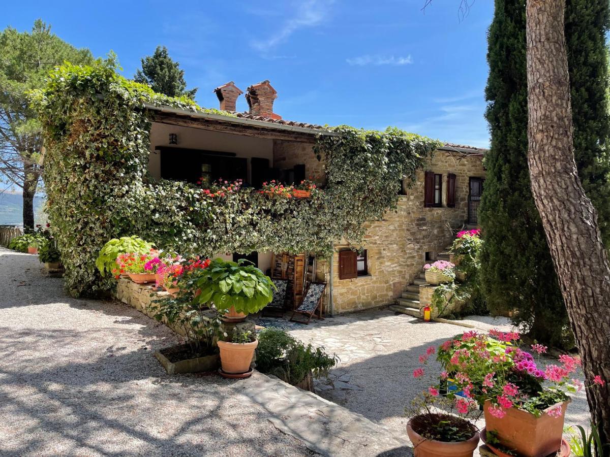 La Panoramica Gubbio: Charming Self-Catering Retreat Villa Exterior photo