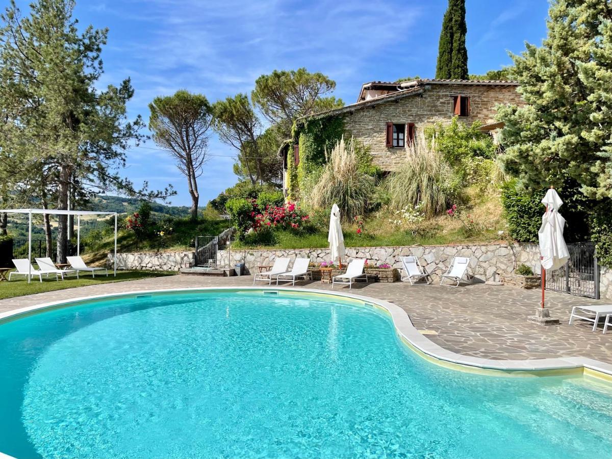 La Panoramica Gubbio: Charming Self-Catering Retreat Villa Exterior photo